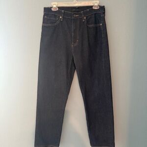 UNIQLO STRAIGHT LEG DARK DENIM JEANS SIZE 29